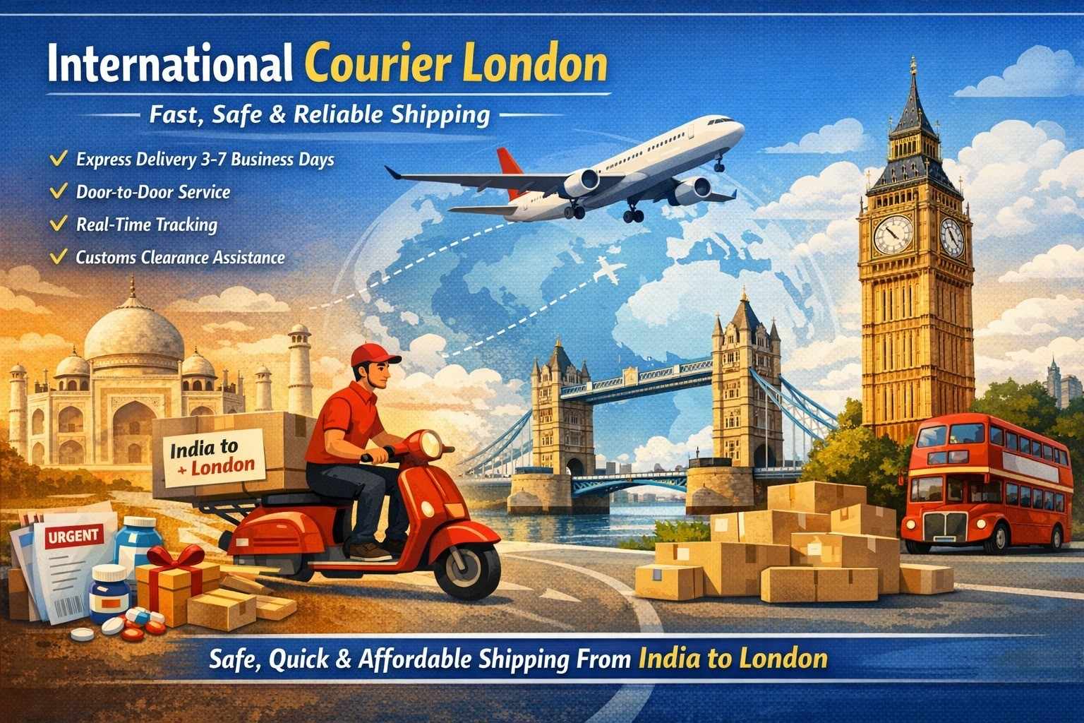 trusted international courier to Dubai from India International Courier to Dubai from India