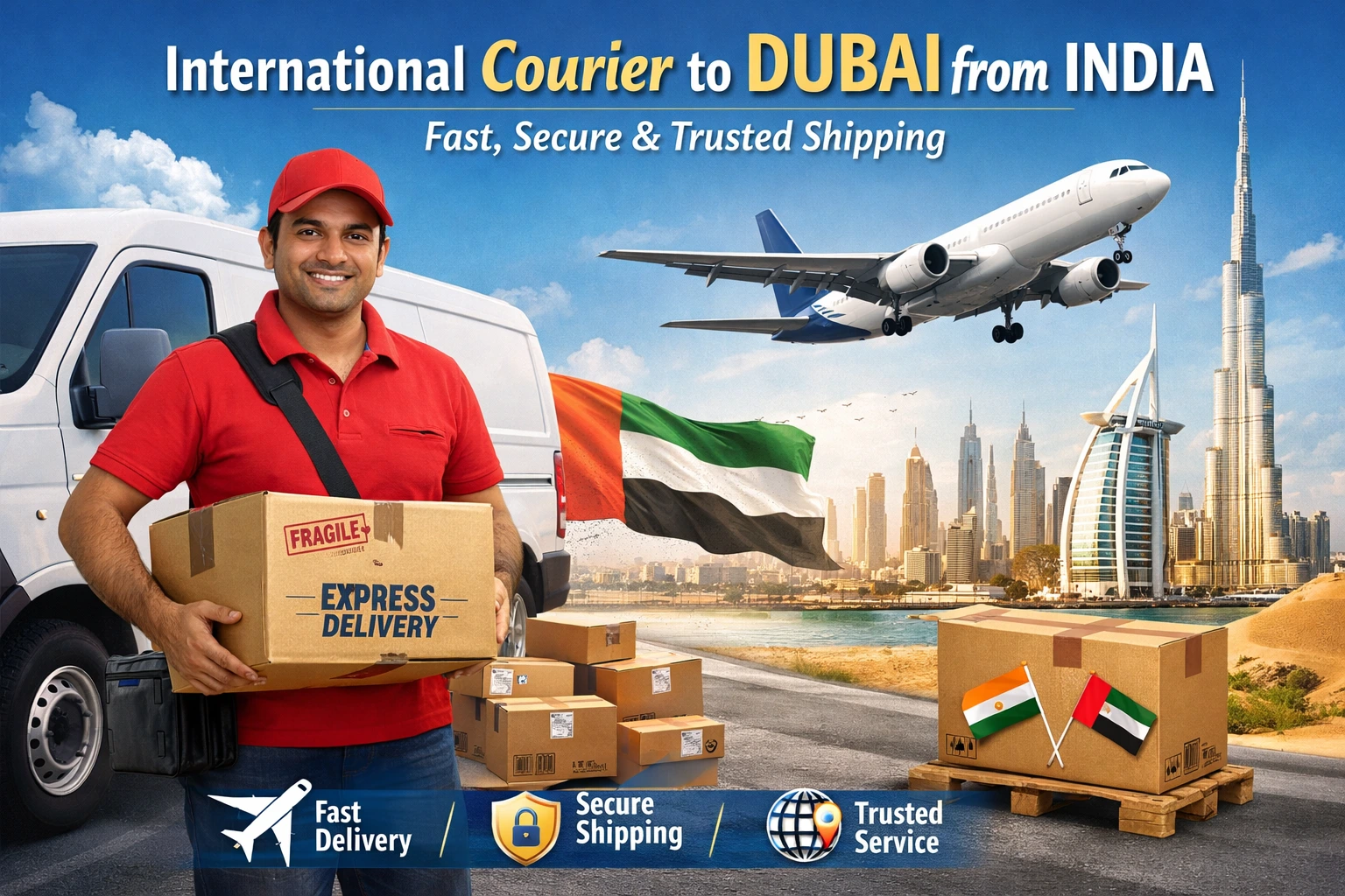 International Courier to Dubai from India